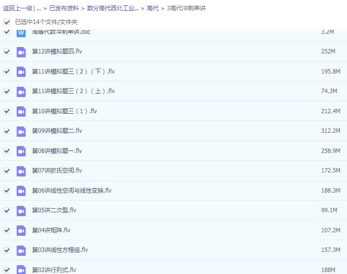 华东师范大学数学系《数学分析》考点精讲及复习思路-数学分析名校真题精讲-华东师范大学数学系版《数学分析》考研冲刺串讲及模拟四套卷精讲-北京大学数学系《高等代数》考点精讲及复习思路-高等代数名校真题精讲-高等代数冲刺串讲网盘... 华东师范大学数学系《数学分析》考点精讲及复习思路-数学分析名校真题精讲-华东师范大学数学系版《数学分析》考研冲刺串讲及模拟四套卷精讲-北京大学数学系《高等代数》考点精讲及复习思路-高等代数名校真题精讲-高等代数冲刺串讲网盘...