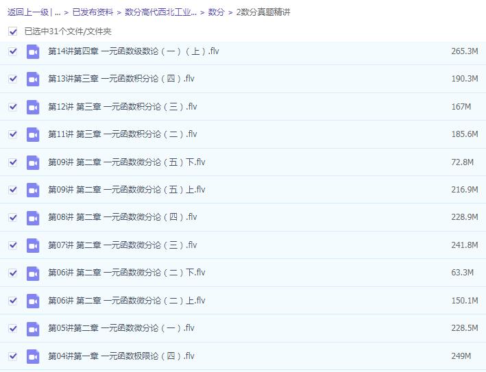 华东师范大学数学系《数学分析》考点精讲及复习思路-数学分析名校真题精讲-华东师范大学数学系版《数学分析》考研冲刺串讲及模拟四套卷精讲-北京大学数学系《高等代数》考点精讲及复习思路-高等代数名校真题精讲-高等代数冲刺串讲网盘... 华东师范大学数学系《数学分析》考点精讲及复习思路-数学分析名校真题精讲-华东师范大学数学系版《数学分析》考研冲刺串讲及模拟四套卷精讲-北京大学数学系《高等代数》考点精讲及复习思路-高等代数名校真题精讲-高等代数冲刺串讲网盘...